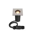 LED Bodeneinbauleuchte DASAR® S, IP67 IK10, 4W 3000K 350lm 24°, schaltbar, schwenkbar, befahrbar, Edelstahl, eckig