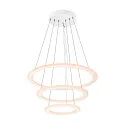 SLV LED Pendelleuchte ONE FLAT TRIPLE, 300cm, 2700/3000K, 3500/3700lm, IP20, dimmbar, weiß