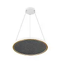 SLV Zubehör für ONE® 80 / ONE® CUBE - Akustik-Filzplatte ONE®, Ø 75.5cm / 3.8cm, grau