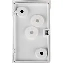 SLV Outdoor LED Wandstrahler MODELA UP/DOWN, IP65 IK07, 7.5W 2700K 810lm 2x60°, dimmbar, weiß matt