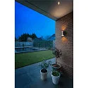 SLV Outdoor LED Wandstrahler MODELA UP/DOWN, IP65 IK07, 7.5W 2700K 810lm 2x60°, dimmbar, weiß matt