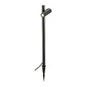 LED Outdoor Erdspießleuchte HELIA SLIM POLE SINGLE, 3000K, IP65, schwarz