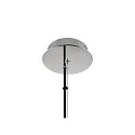 SLV pendant luminaire PANTILO CONVEX 40 E27 IP20, chrome