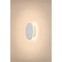 SLV LED Outdoor Wandleuchte D-RING S PHASE, 2700/3000K, IP65, weiß