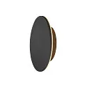 LED Outdoor Wandleuchte D-RING M PHASE, 2700/3000K, IP65, schwarz