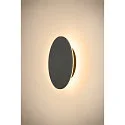 outdoor wall luminaire D-RING M PHASE IP65, black dimmable