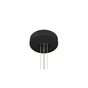 pendant luminaire ONE VERTICAL PD IP20, black dimmable