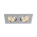 SLV Premium LED Modul NEW TRIA® 155 DOUBLE PHASE, 2er-Set, rund, IP20, 350mA, 2x 6W 2700K 1220lm 38°, dimmbar, schwarz