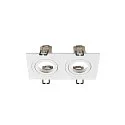 Deckeneinbauring NEW TRIA® 155, IP20, 17 x 9 x 4cm, 2-flammig, ohne LED Module + Treiber, weiß