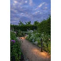 SLV outdoor floor lamp T-TUBE 70 POLE DOUBLE GU10 IP44, black dimmable