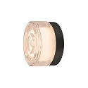 SLV wall and ceiling luminaire CYFT WAVE suitable for VDU workstation IP44, black, lacquered dimmable