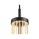 SLV LED Pendelleuchte QUIMERA PHASE, 8.2W 2700/3000K (CCT Switch) 310lm, CRi >90, dimmbar, dunkel bronze