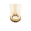 SLV LED Wandleuchte QUIMERA PHASE, 2700/3000K (CCT Switch), CRi >90, dimmbar, dunkel kupfer