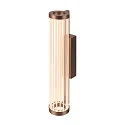 SLV LED Wandleuchte QUIMERA PHASE, 2700/3000K (CCT Switch), CRi >90, dimmbar, dunkel kupfer