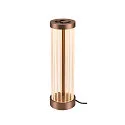 SLV table lamp QUIMERA - PHASE cylindrical, CCT Switch, switchable IP20, copper 