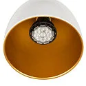 SLV 1-Phasen Strahler PARA CONE 14, GU10, IP20, dreh-/schwenkbar, weiß/gold