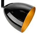 SLV 3-phase spot PARA CONE 14 swivelling, rotatable GU10 IP20, black, lacquered dimmable
