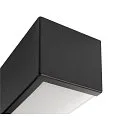 SLV LED Wandaufbauleuchte CHROMBO PHASE, quadratisch, 8W 3000K 120°, CRi >90, dimmbar, schwarz