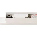 SLV LED Wandaufbauleuchte ONE LINEAR 70 PHASE, Up/Down, IP44, 70.5cm, 20W 2700/3000K (CCT Switch), CRi >90, dimmbar, weiß