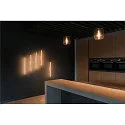 SLV LED Wandaufbauleuchte ONE LINEAR 50 PHASE, Up/Down, IP44, 52.2cm, 14W 2700/3000K (CCT Switch), CRi >90, dimmbar, messing
