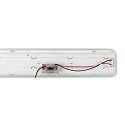 SLV damp-proof luminaire WATERPROOF V 600 DALI DALI controllable, wired through IP66, grey dimmable