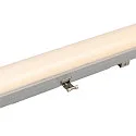 SLV damp-proof luminaire WATERPROOF V 600 DALI DALI controllable, wired through IP66, grey dimmable