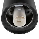 SLV Deckenleuchte VARYT, rund, 1x max. 6W, E14, schwarz