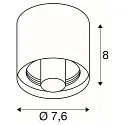 ceiling luminaire VARYT without shade E14 IP44