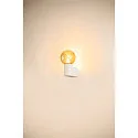 SLV Wandleuchte VARYT, IP44, rund, E14 max. 6W, ohne Schirm / Abdeckung, weiß