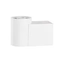 SLV Wandleuchte VARYT, IP44, rund, E14 max. 6W, ohne Schirm / Abdeckung, weiß