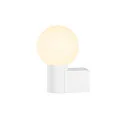SLV Wandleuchte VARYT, IP44, rund, E14 max. 6W, ohne Schirm / Abdeckung, weiß