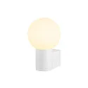 SLV Wandleuchte VARYT, IP44, rund, E14 max. 6W, ohne Schirm / Abdeckung, weiß