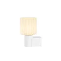SLV Wandleuchte VARYT, IP44, rund, E14 max. 6W, ohne Schirm / Abdeckung, weiß