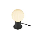 SLV table lamp VARYT round, without shade E14, black dimmable