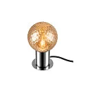 SLV Tischleuchte VARYT, rund, E14 max. 6W, chrom