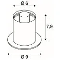 SLV Tischleuchte VARYT, rund, E14 max. 6W, chrom