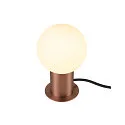 SLV Tischleuchte VARYT, rund, E14 max. 6W, kupfer