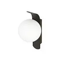 SLV wall luminaire SUN - PHASE round G9 IP20, black dimmable