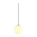 pendant luminaire SUN 30 with open cable, ball shaped E27 IP20, dimmable