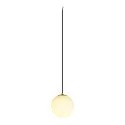 pendant luminaire SUN 20 with open cable, ball shaped E27 IP20, dimmable
