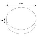 SLV ring NUMINOS® M, copper, mat