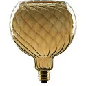  filament lamp globe FLOATIG GLOBE 150 TWISTED - SMOKEY GREY - PHASE G150 opal E27 6W 230lm 1900K 330° dimmable