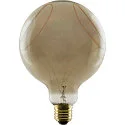  LED Leuchtmittel Globe 125 2x slanting Soft Curve PHASE, E27, 6W 1900K, dimmbar, smokey