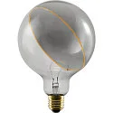  LED Leuchtmittel Illusion Globe 125 slanting top PHASE SM, E27, 5W 2200K, dimmbar, Rauchglas