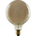  LED Leuchtmittel Illusion Globe 125 Crescent slanting PHASE, E27, 6W 1900K, dimmbar, smokey