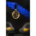  LED Leuchtmittel Illusion Globe 125 Crescent slanting PHASE, E27, 6W 1900K, dimmbar, smokey