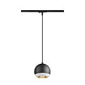 SLV 1-Phasen Pendelleuchte LIGHT EYE® 150, GU10 max. 13W, matt schwarz