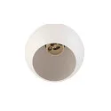 SLV 1-Phasen-Strahler LIGHT EYE® 90, rund, GU10 max. 6W, drehbar und schwenkbar, matt weiß