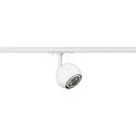 SLV 1-Phasen-Strahler LIGHT EYE® 90, rund, GU10 max. 6W, drehbar und schwenkbar, matt weiß