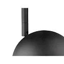 SLV 1-Phasen-Strahler LIGHT EYE ® 150, rund, GU10 max. 13W, drehbar und schwenkbar, matt schwarz